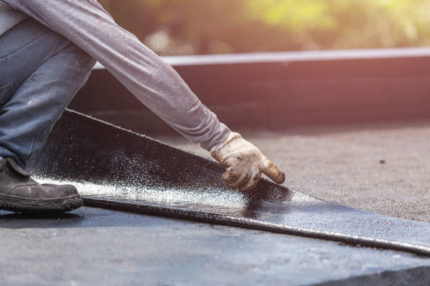 Professional Waterproofing technician working in Princeton, NJ